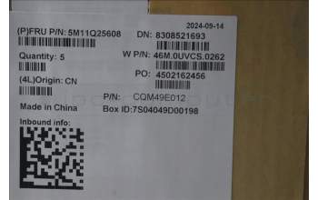 Lenovo 5M11Q25608 MECH_ASM GRP_KBD_BZL_SWS_WL_BK_LTN