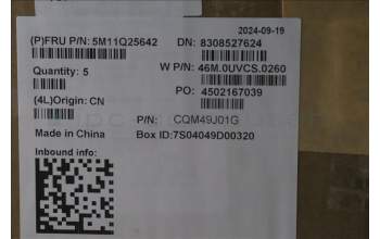 Lenovo 5M11Q25642 MECH_ASM GRP_KBD_BZL_SWE/FIN_WL_BK_SRX