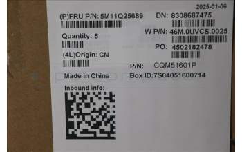 Lenovo 5M11Q25689 MECH_ASM GRP_KBD_BZL_CZE/SLK_WW_BK_CHY