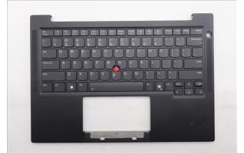 Lenovo 5M11Q25726 C-Cover with keyboard, USA English, Black, WWAN, US