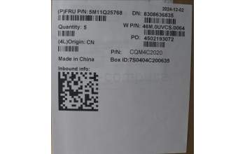 Lenovo 5M11Q25768 MECH_ASM GRP_KBD_BZL_HBW_WW_BK_SRX