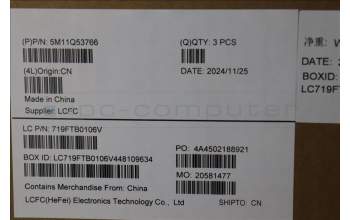 Lenovo 5M11Q53766 C-Cover with keyboard, US English Euro, Black, Backlight, US