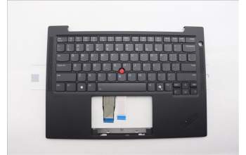 Lenovo 5M11Q54057 MECH_ASM KBD Ccvr ENG BK BL SRX WW US BK