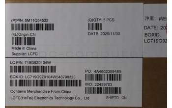 Lenovo 5M11Q54532 MECH_ASM BL KB BK DEN CHY