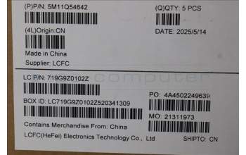 Lenovo 5M11Q54642 MECH_ASM BL KB BK LA SPA SRX