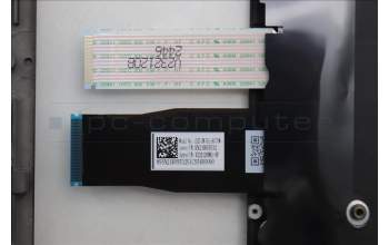 Lenovo 5M11Q55002 C-Cover with keyboard, Spanish, Black, Backlight, UK