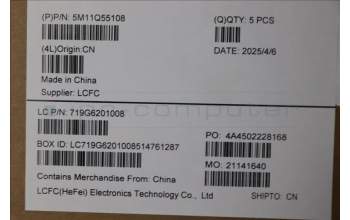 Lenovo 5M11Q55108 MECH_ASM FRU ASM Ccover BUL FP LTN