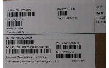 Lenovo 5M11Q55127 MECH_ASM FRU ASM Ccover GER FP DFN