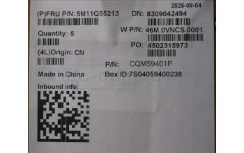 Lenovo 5M11Q55213 MECH_ASM Ccvrasm,KB,ARA,NWFC,NBL,DF