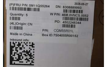 Lenovo 5M11Q55264 MECH_ASM Ccvrasm,KB,UKE,NWFC,NBL,DF