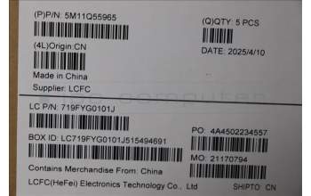 Lenovo 5M11Q55965 MECH_ASM GRP_KBD_BZL_ARA_WL_DB_LTN