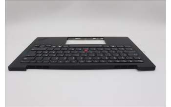 Lenovo 5M11Q55971 C-Cover with keyboard, Danish, Deep Black, FingerPrint Reader, WLAN, UK