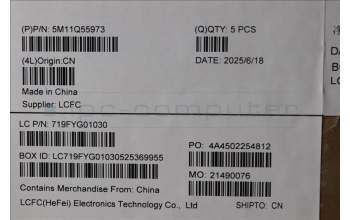 Lenovo 5M11Q55973 MECH_ASM GRP_KBD_BZL_EST_WL_DB_LTN