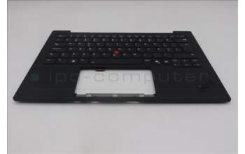 Lenovo 5M11Q55989 C-Cover with keyboard, Portuguese, Deep Black, FingerPrint Reader, WLAN, UK