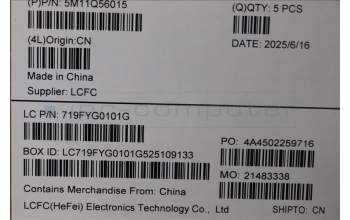 Lenovo 5M11Q56015 MECH_ASM GRP_KBD_BZL_GRE_WW_DB_CHY