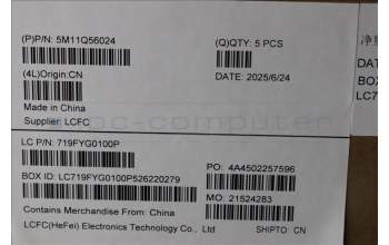 Lenovo 5M11Q56024 MECH_ASM GRP_KBD_BZL_NOR_WW_DB_CHY