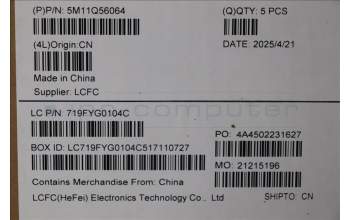 Lenovo 5M11Q56064 MECH_ASM GRP_KBD_BZL_RUS_WW_DB_LTN