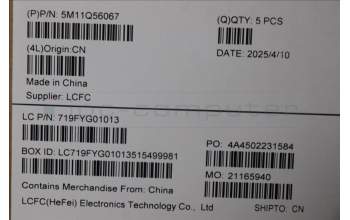 Lenovo 5M11Q56067 MECH_ASM GRP_KBD_BZL_SWE/FIN_WW_DB_LTN