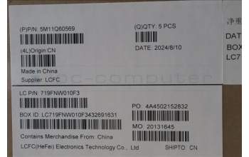 Lenovo 5M11Q60569 MECH_ASM BL KB BK ARA SRX