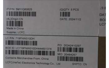 Lenovo 5M11Q60625 MECH_ASM BL KB BK HBW SRX