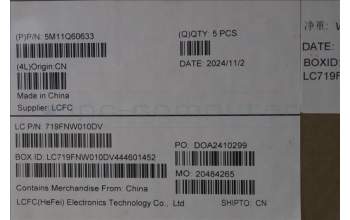 Lenovo 5M11Q60633 MECH_ASM BL KB BK ILD SRX