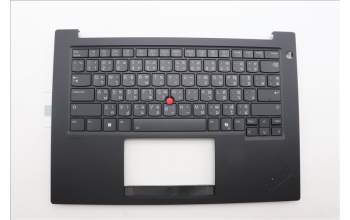 Lenovo 5M11Q60689 C-Cover with keyboard, Thai, Black, Backlight, US