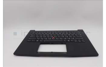Lenovo 5M11Q60689 C-Cover with keyboard, Thai, Black, Backlight, US