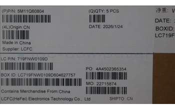 Lenovo 5M11Q60804 MECH_ASM BL KB BK SC GER LTN