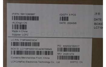 Lenovo 5M11Q60887 MECH_ASM BL KB BK SC UKE CHY