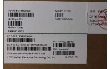 Lenovo 5M11R38930 MECH_ASM GRP_KBD_BZL_DEN_WL_LG_LTN