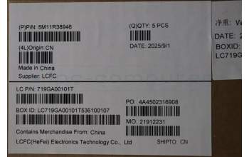 Lenovo 5M11R38946 MECH_ASM GRP_KBD_BZL_HBW_WL_LG_LTN