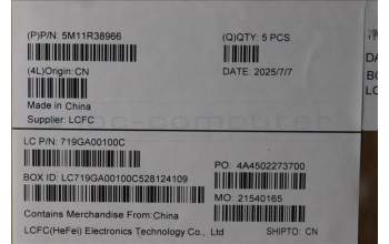 Lenovo 5M11R38966 MECH_ASM GRP_KBD_BZL_POR_WL_LG_LTN