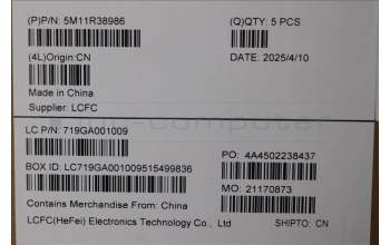 Lenovo 5M11R38986 MECH_ASM GRP_KBD_BZL_UKE_WL_LG_LTN