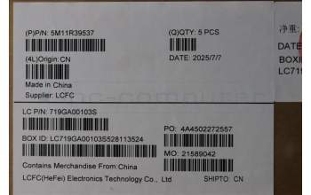 Lenovo 5M11R39537 MECH_ASM GRP_KBD_BZL_SWE/FIN_WW_LG_LTN