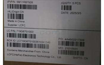 Lenovo 5M11R87928 C-Cover with keyboard, Belgian, Black/Grey, FingerPrint Reader, WLAN, UK