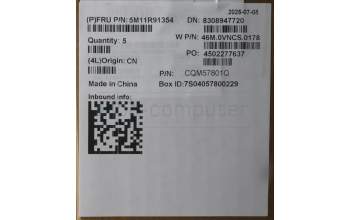 Lenovo 5M11R91354 MECH_ASM Ccvrasm,KB,GER,WFC,BL,DF