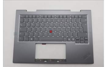 Lenovo 5M11R91502 MECH_ASM BL KB GY FPR WW GER LTN