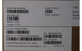 Lenovo 5M11S09558 MECH_ASM BL KB BK HBW CHY