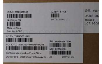 Lenovo 5M11S09583 MECH_ASM BL KB BK SLV LTN