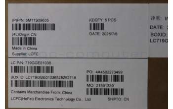 Lenovo 5M11S09635 MECH_ASM BL KB BK WW HUN LTN