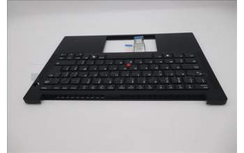 Lenovo 5M11S09682 MECH_ASM FRU KBD W/C BEL (CHY) UK BK
