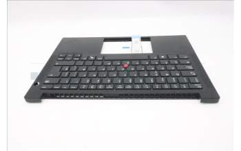 Lenovo 5M11S09686 C-Cover with keyboard, Spanish, Black, UK
