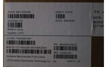 Lenovo 5M11S09708 C-Cover with keyboard, Slovenian, Black, UK