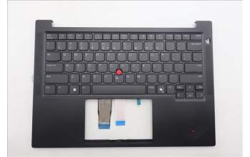 Lenovo 5M11S09927 MECH_ASM FRU KBD W/C EURO ENG(SRX)US BK