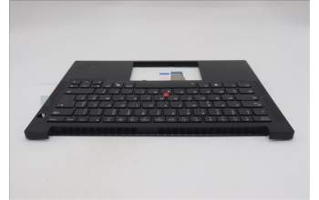 Lenovo 5M11S09976 C-Cover with keyboard, French, Black, Backlight, US
