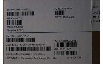 Lenovo 5M11S10124 C-Cover with keyboard, Swedish/Finnish, Black, UK