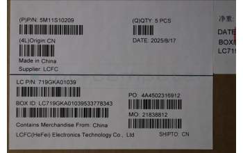 Lenovo 5M11S10209 MECH_ASM KB CCV SWE/FIN BL(Liteon)UK BK