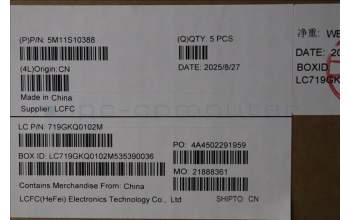 Lenovo 5M11S10388 MECH_ASM KB CCV SLV BL(Liteon)UK BK