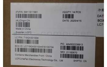 Lenovo 5M11S11991 Lenovo LCD Module, 14\", WUXGA, Touch, Anti-Glare, IPS, 500nit, 100%SRGB, w/FHD RGB+IR Camera