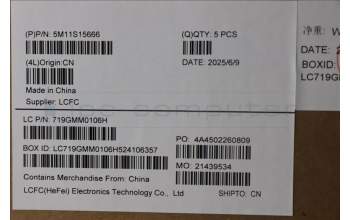 Lenovo 5M11S15666 MECH_ASM BL KB BK MG UKE LTN